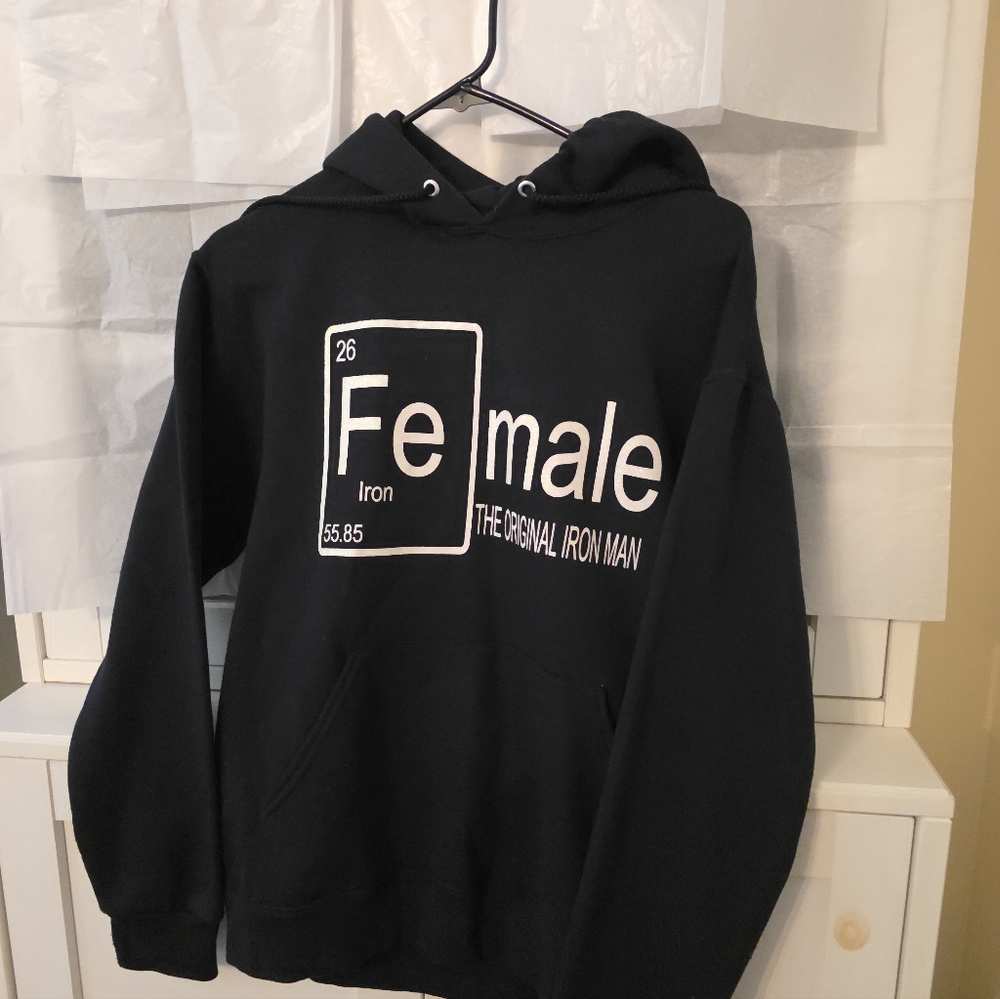 Jerzees Black Graphic Hoodie